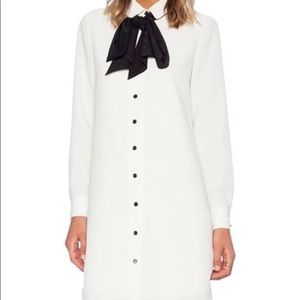 Kate Spade White button down tunic/mini dress